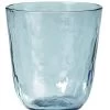 Broste Copenhagen Hammered Tumbler 335 Ml ø 9,2 Cm H 9,5 Cm Glas Blauw