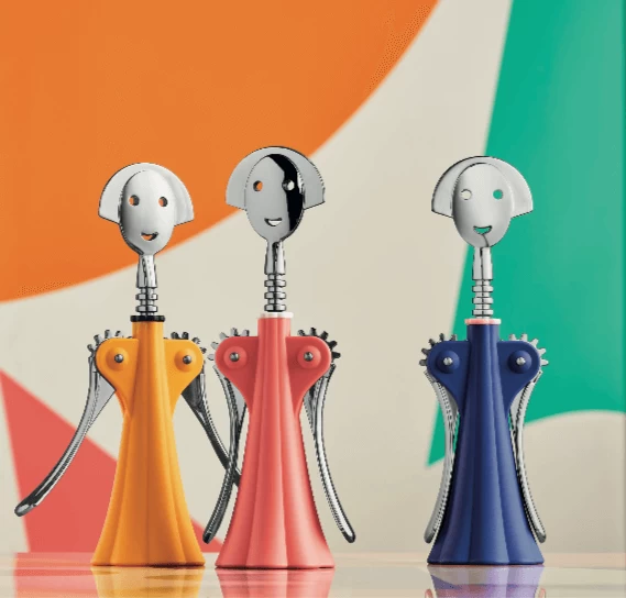 Alessi Anna G. Kurkentrekker Kunststof Rvs Geel - Afbeelding 2