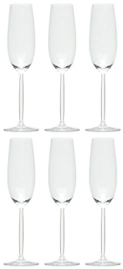 Schott Zwiesel Diva 7 Champagne Flûte 220 Ml Kristalglas 6 Stuks