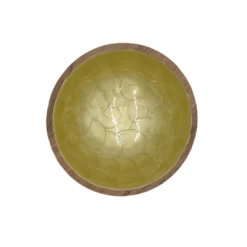 By Room Schaal Rond ø 18 Cm Mangohout Gold Pearl