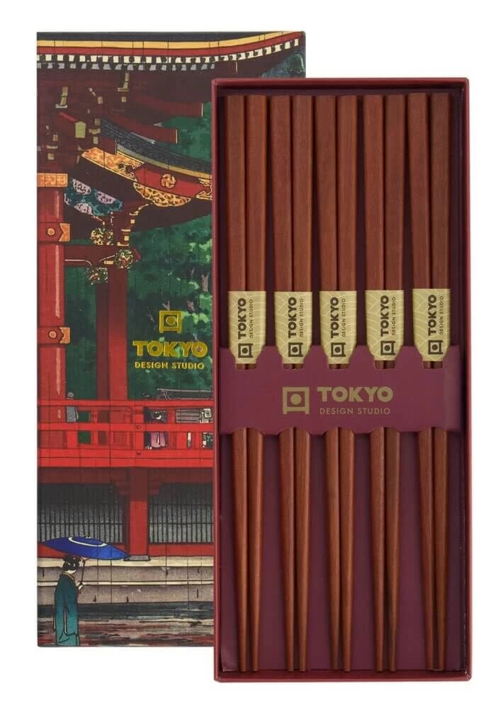 Oldenhof Eetstokjes 22,5 Cm Plain Brown 5 Stuks