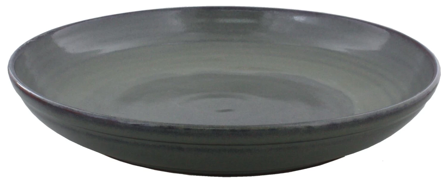 Oldenhof 1821 Serveerbord ø 35 Cm Aardewerk Olijfgrijs