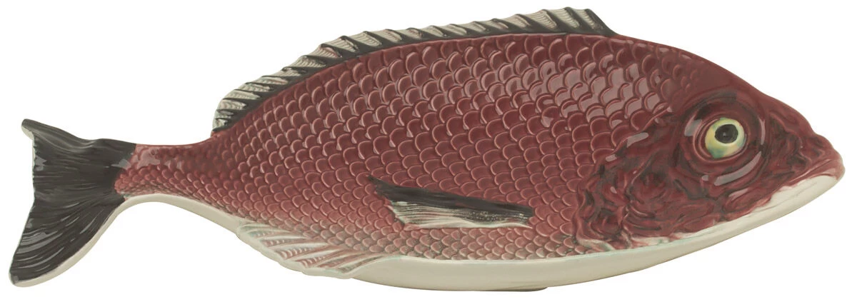 Bordallo Vis Schaal 50 X 29,5 Cm Aardewerk Roze