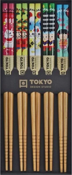 Oldenhof Eetstokjes 22,5 Cm Kawaii 5 Stuks