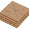 Epicurean Onderzetters 10 X 10 Cm 4 Stuks Papiercomposiet Naturel