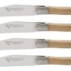 Laguiole En Aubrac Shepherd's Cross Steakmes 11,5 Cm Eikenhout 4 Stuks