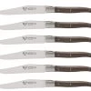 Laguiole En Aubrac Shepherd's Cross Steakmes 11,5 Cm Wengéhout 6 Stuks