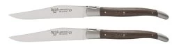Laguiole En Aubrac Shepherd's Cross Steakmes 11,5 Cm Wengéhout 2 Stuks
