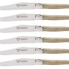 Laguiole En Aubrac Shepherd's Cross Steakmes 11,5 Cm Hoorn 6 Stuks