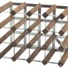 Traditional Wine Rack Co. Wijnrek 39 X 33 Cm Donker Hout