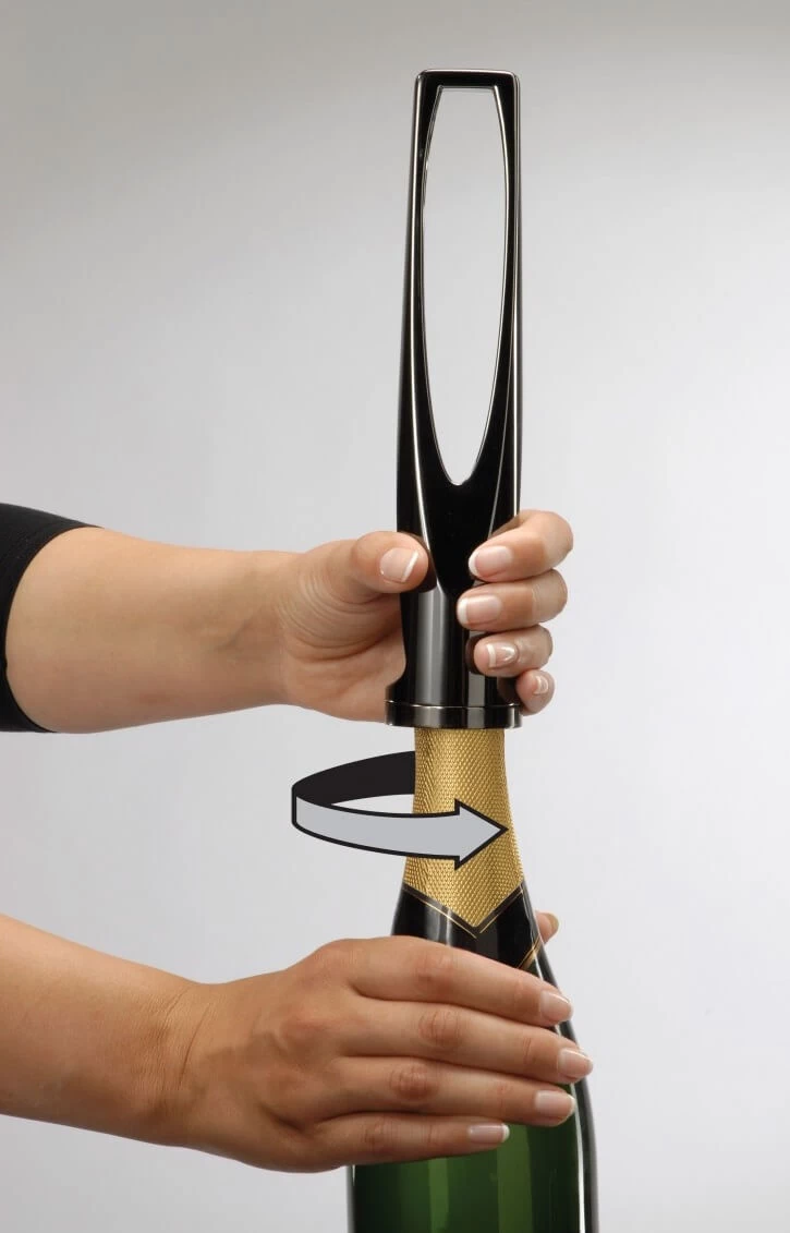 Le Creuset Screwpull SW-105 Pop Bulle Kurkentrekker Satin Chrome - Afbeelding 2