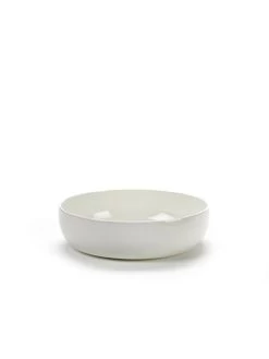 Serax Base Diep Bord ø 16 Cm Hoogte 4,5 Cm Porselein Wit Geglazuurd