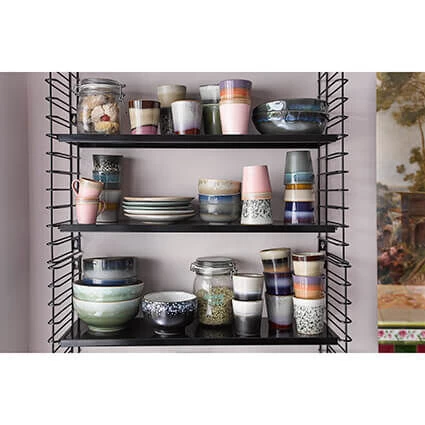 HK Living 70's ACE6872 Earth Dinerbord ø 29 Aardewerk Beige 2 Stuks - Afbeelding 2