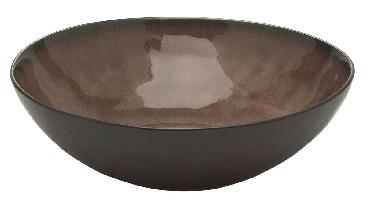 Serax Pure Schaal Rond ø 26 Cm Keramiek Bruin