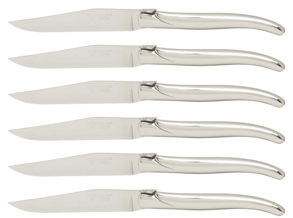 Laguiole En Aubrac Steakmes 11,5 Cm Rvs 6 Stuks