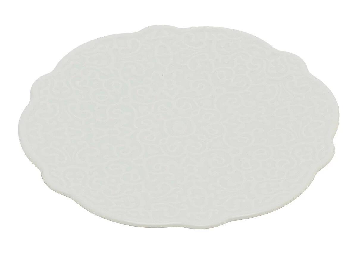 Alessi Dressed Schotel Voor Koffiekop ø 16 Cm Porselein Wit