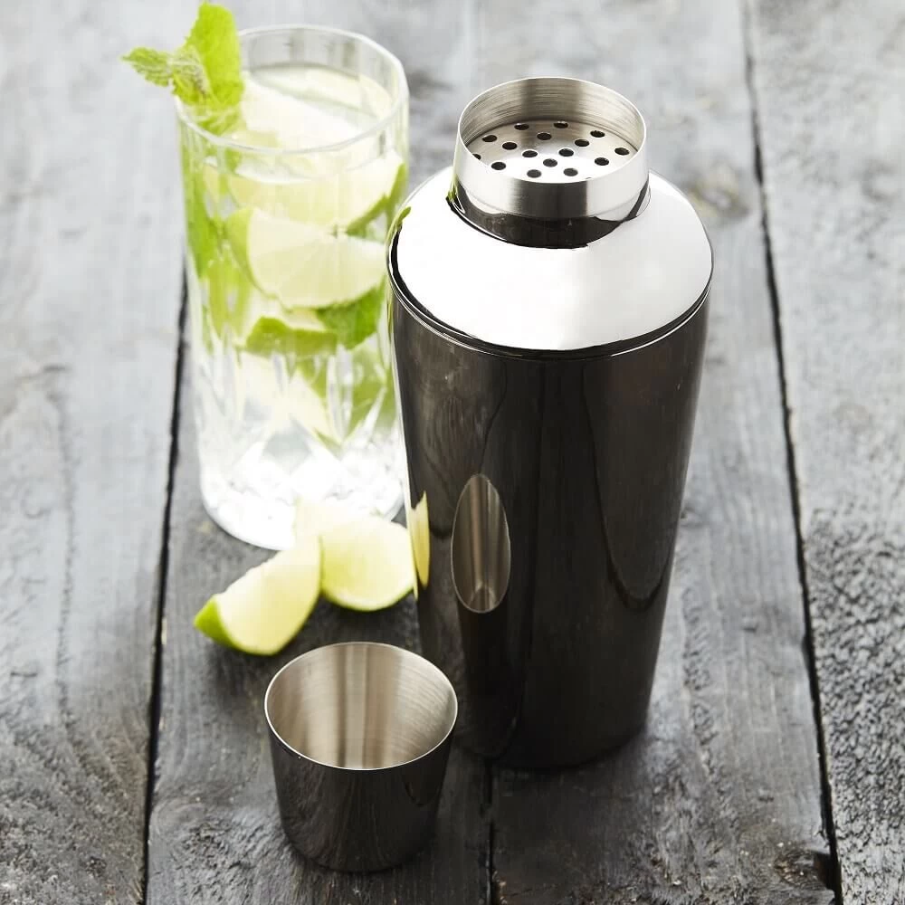 Point-Virgule Cobbler Shaker 750 Ml Rvs Zwart - Afbeelding 2