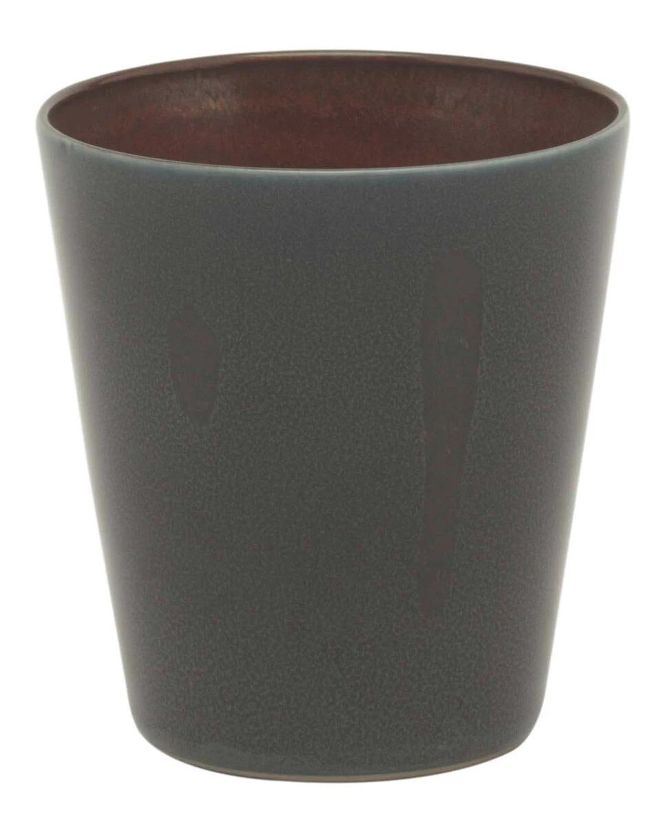 Serax Terres De Rêves Beker Conisch 340 Ml ø 8,5 Cm Stoneware Darkblue-rust