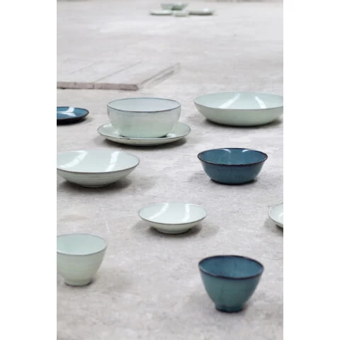 Serax Aqua Ontbijt- Of Dessertbord ø 22 Cm Aardewerk Aqua - Afbeelding 2