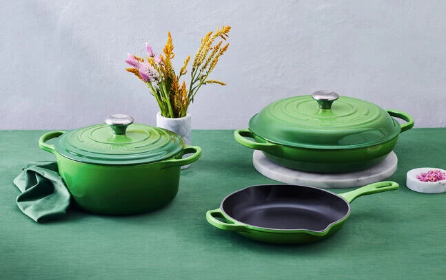 Le Creuset Serveerschaal ø 32 Cm Aardewerk Bamboo - Afbeelding 2