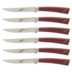 Berkel Elegance Steakmessenset Rood 6 Stuks