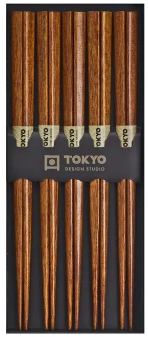 Oldenhof Eetstokjes 22,5 Cm Hout Dark Wood 5 Stuks