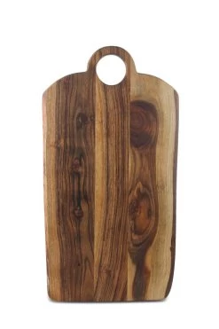 Oldenhof Raw Serveerplank Met Ronde Greep 50 X 25 Cm Acaciahout