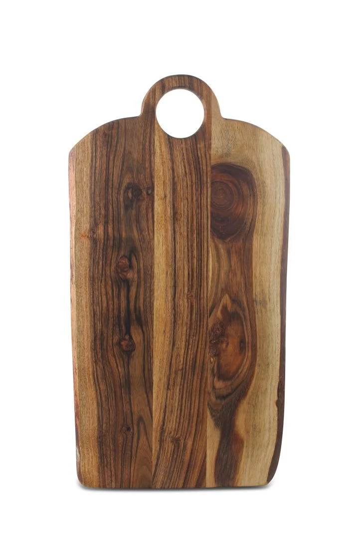 Oldenhof Raw Serveerplank Met Ronde Greep 50 X 25 Cm Acaciahout