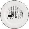 Gien Chambord Cerf Forêt Dessertbord ø 23,2 Cm Keramiek