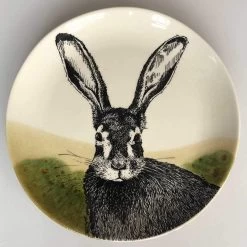 Duro Hunting Hare Bord 30 Cm Aardewerk