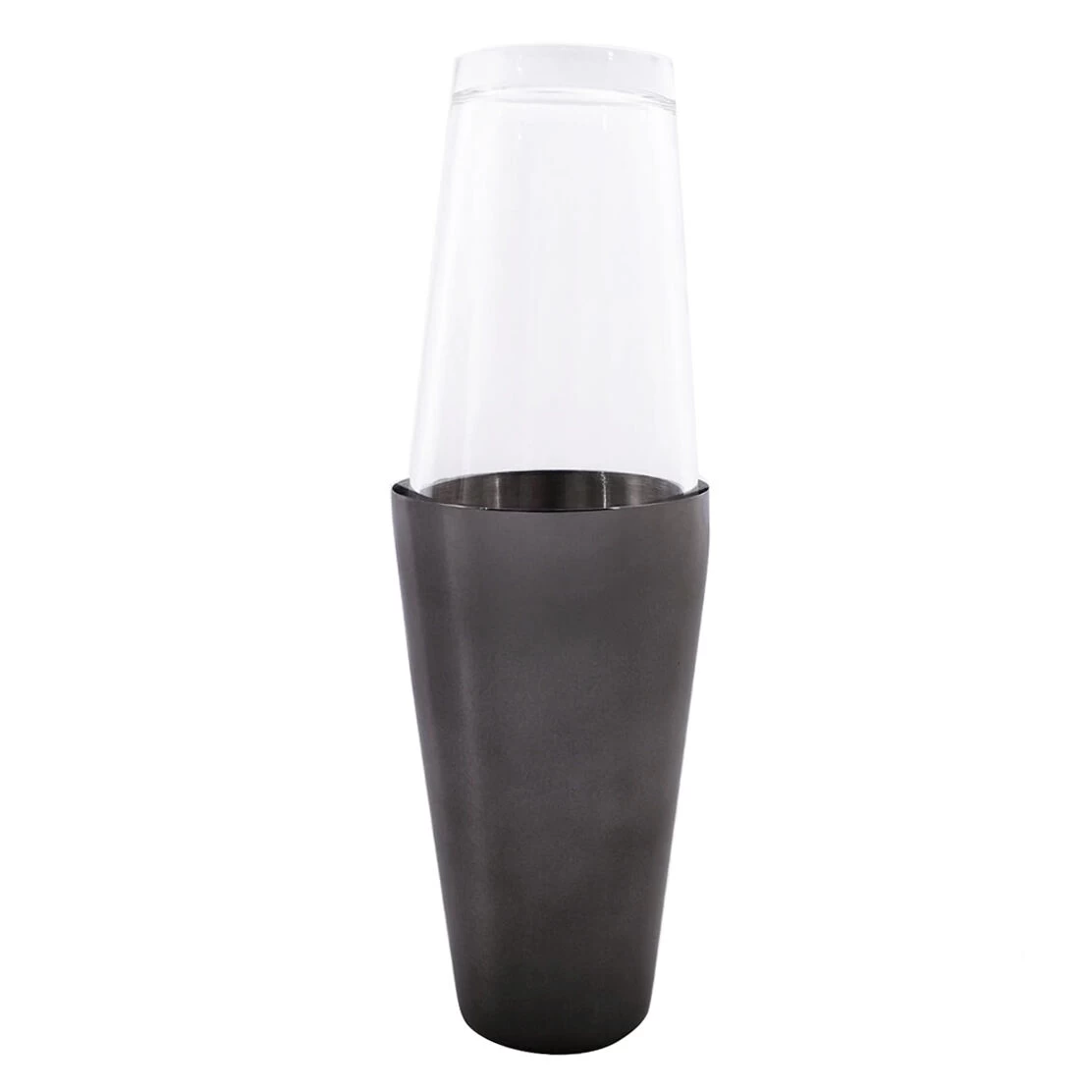 Point-Virgule Boston Shaker 750 Ml Rvs Glas Zwart