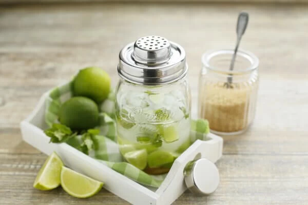 Happy Tappi Voorraadpot Met Cocktailshaker 500 Ml Glas Rvs - Afbeelding 3