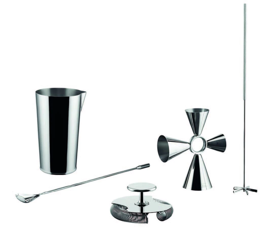 Alessi GIA25SET The Tending Box Cocktailset Rvs 5-delig
