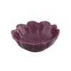 Bordallo Flora Schaal 495 Ml Aardewerk Paars