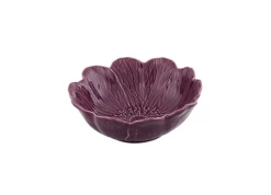 Bordallo Flora Schaal 495 Ml Aardewerk Paars