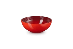 Le Creuset Saladeschaal 2,2 Liter ø 24 Cm Aardewerk Kersrood