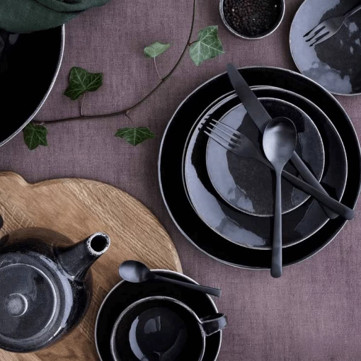 Broste Copenhagen Nordic Coal Diep Bord ø 29 Cm Aardewerk Bruin - Afbeelding 2