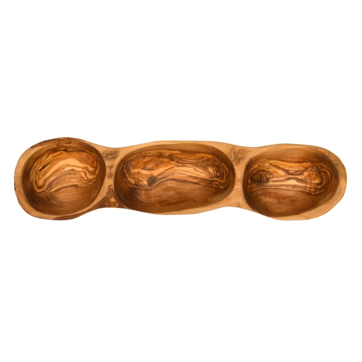 Bowls And Dishes Pure Olive Wood Borreltrio Groot Olijfhout