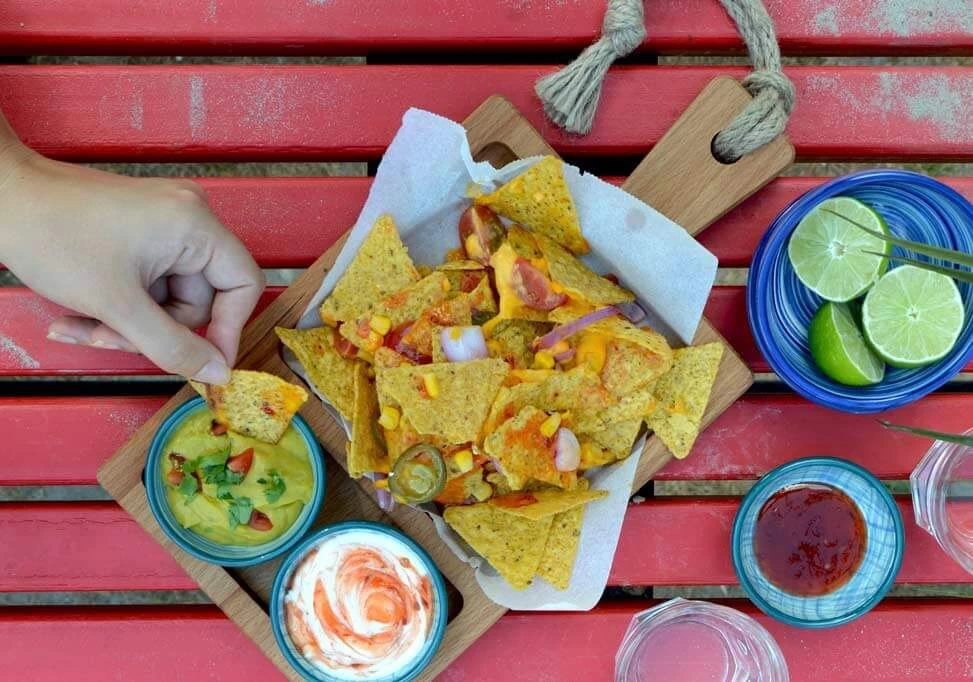 Bowls And Dishes Puur Hout Serveerplank 3-vaks 49 X 18 Cm Beukenhout - Afbeelding 2