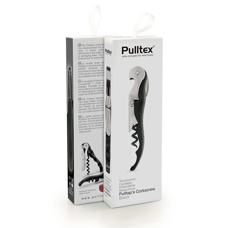 Pulltex Pulltap's Kurkentrekker Zwart - Afbeelding 2