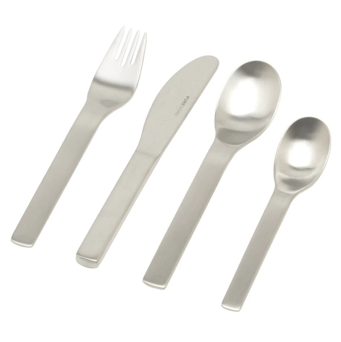 Puresigns One Mini Kinderbestek Rvs Mat 4-delig