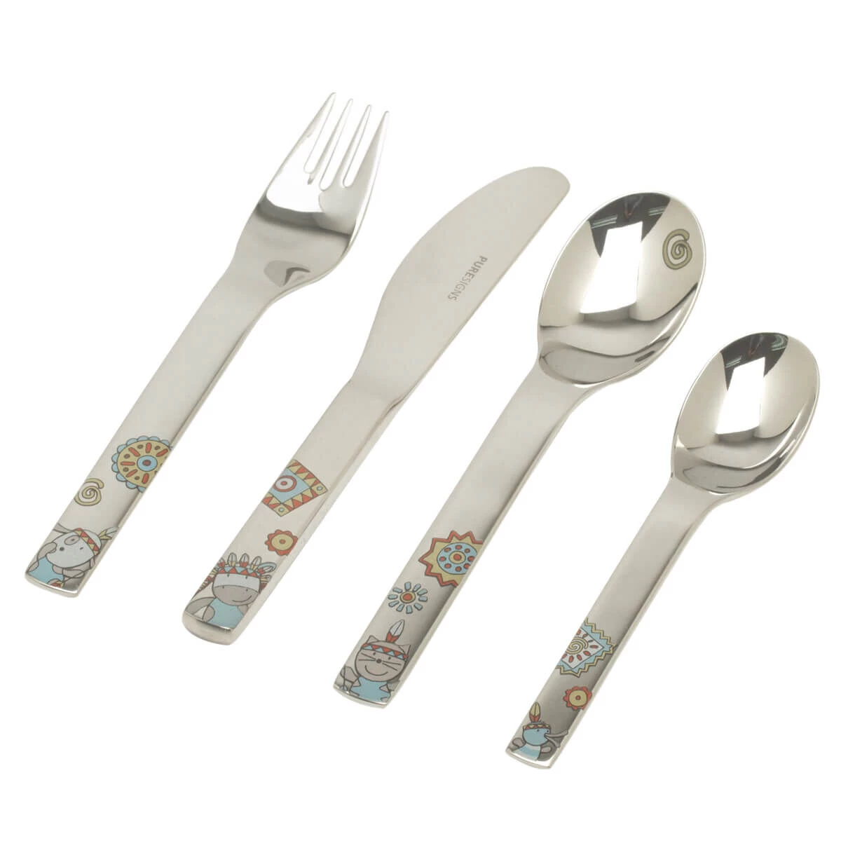 Puresigns One Moema Kinderbestek Rvs 4-delig