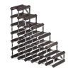 Traditional Wine Rack Co. Wijnrek Voor Onder De Trap 61,2 X 22,8 Cm Verbrande Eik Bruin