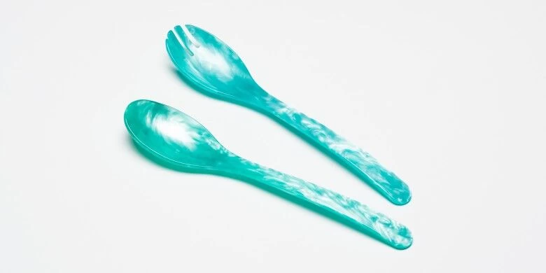 G. F. Heim Söhne Saladecouvert 29,5 Cm Kunststof Turquoise