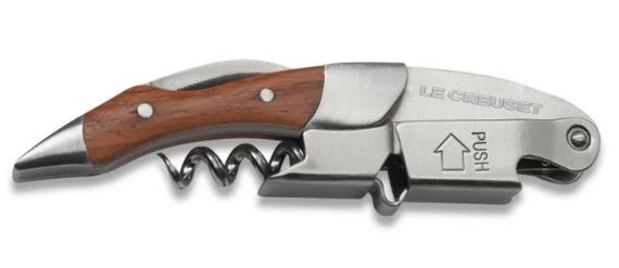 Le Creuset Screwpull WT-110 Kelnersmes Met GS-190 Wijnafsluiter Hout 2-delig - Afbeelding 2